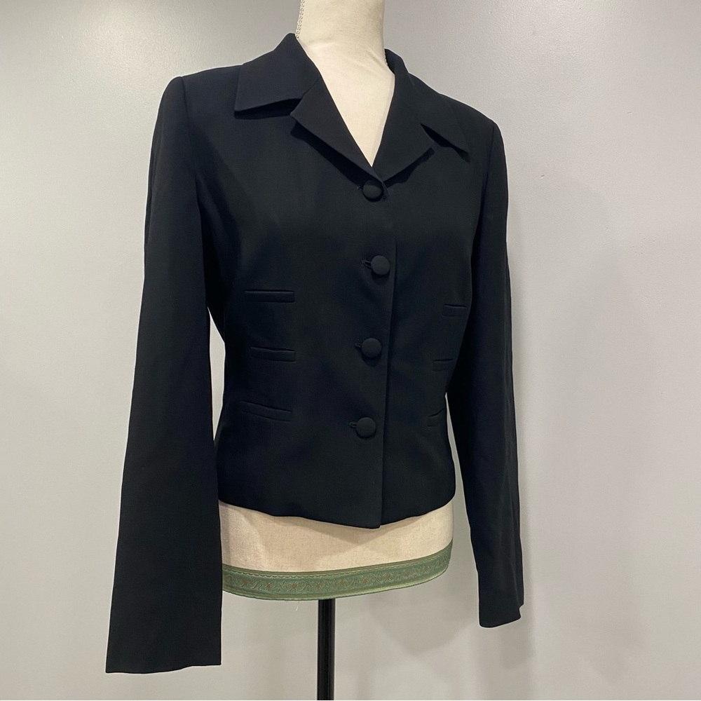BANANA REPUBLIC 2 Italian Wool Single Breasted Blazer Office Siren Corp Core